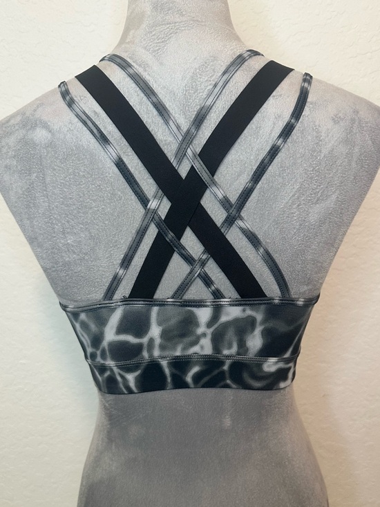 Victoria Sport Other - Victoria’s Secret Sport Longline Sports Bra Strappy Back Gray Marble Print